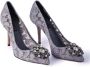 Dolce & Gabbana Taormina Juweel Hakken Schoenen Gray Dames - Thumbnail 2