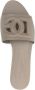 Dolce & Gabbana Taupe Grijs Platte Sandalen Gray Dames - Thumbnail 9