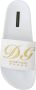Dolce & Gabbana Elegante witte leren sandalen met gouden borduursel - Thumbnail 11