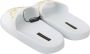 Dolce & Gabbana Elegante witte leren sandalen met gouden borduursel - Thumbnail 13
