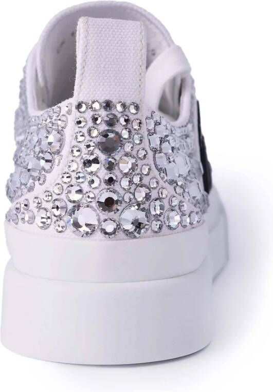 Dolce & Gabbana Termostrass Sneakers voor vrouwen White Dames