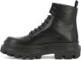 Dolce & Gabbana Trek Leren Gevechtslaarzen Black Heren - Thumbnail 11