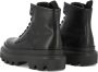 Dolce & Gabbana Trek Leren Gevechtslaarzen Black Heren - Thumbnail 4