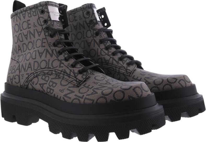 Dolce & Gabbana Trek Short Boots Bruin Heren