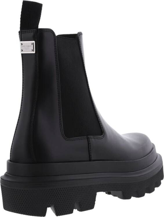 Dolce & Gabbana Trek Short Boots Zwart Heren