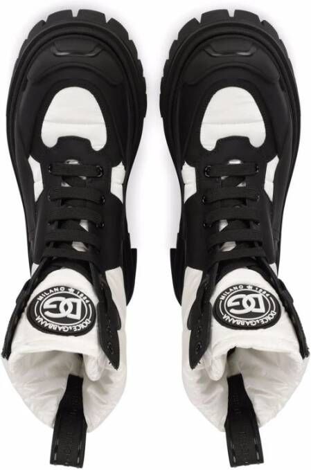 Dolce & Gabbana Trekking Boots Leren Binnenzool Rubberen Zool