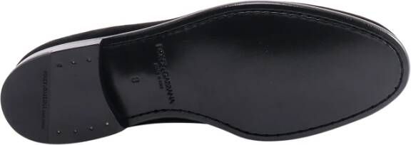 Dolce & Gabbana Velvet Loafers met Geborduurd Logo