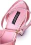 Dolce & Gabbana Velvet Platform Sandalen Pink Dames - Thumbnail 5