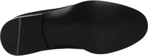 Dolce & Gabbana Velvet Slip-On Loafer met Logo