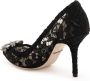 Dolce & Gabbana Belluci pumps dames leer metaal(overige ) Glas linnen vlas kalfsleer 35 5 Zwart - Thumbnail 8