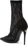 Dolce & Gabbana Enkellaarsjes met kanten en stilettohak Black Dames - Thumbnail 3