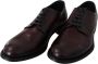 Dolce & Gabbana Bruin Leren Veterschoenen voor Brown - Thumbnail 4
