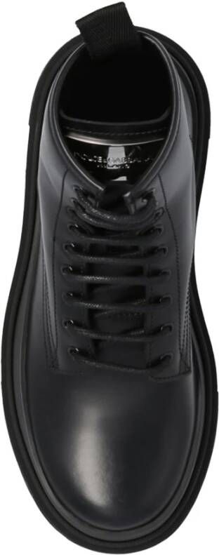Dolce & Gabbana Veterschoenen Black Heren