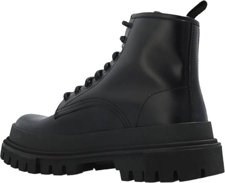 Dolce & Gabbana Veterschoenen Black Heren