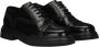 Dolce & Gabbana Premium Zwart Leren Oxford Veterschoenen Black Heren - Thumbnail 15