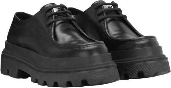 Dolce & Gabbana Veterschoenen van leer Black Heren