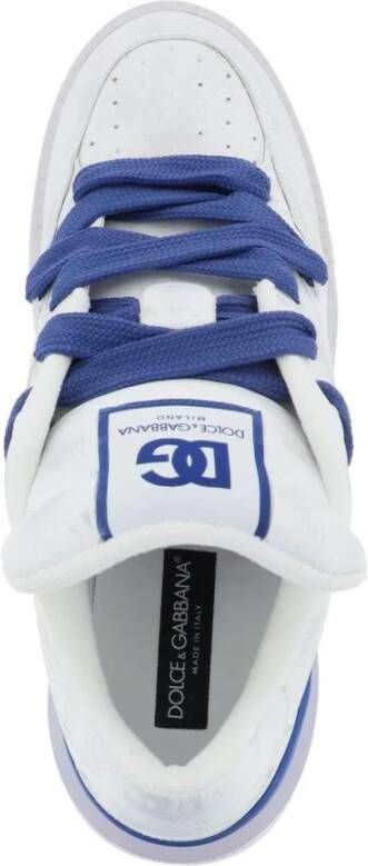 Dolce & Gabbana Vintage Leren Roma Sneakers White Heren