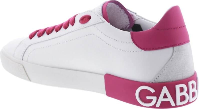 Dolce & Gabbana Vintage Low-Top Sneakers Wit Dames