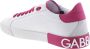 Dolce & Gabbana Portofino Sneakers Made in Italy 100% Leer White Dames - Thumbnail 2