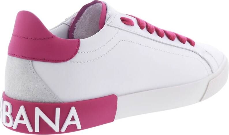 Dolce & Gabbana Vintage Low-Top Sneakers Wit Dames