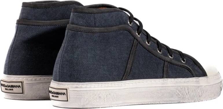 Dolce & Gabbana Vintage Mid-Top Sneakers Made in Italy