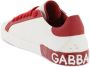 Dolce & Gabbana Vintage Portofino Leren Sneakers Multicolor Heren - Thumbnail 7