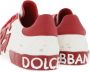 Dolce & Gabbana Vintage Portofino Leren Sneakers Multicolor Heren - Thumbnail 9