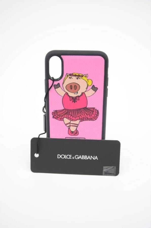 Dolce & Gabbana Vrouwen iPhone Hoesje Ballerina Print