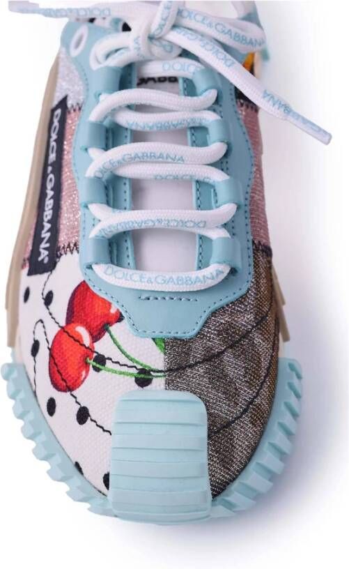 Dolce & Gabbana Vrouwen Patch Sneakers Multicolor Dames