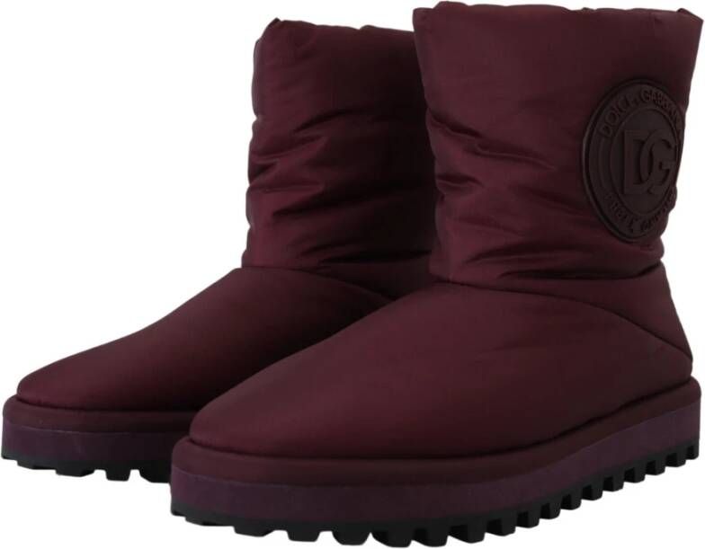 Dolce & Gabbana Winter Boots Rood Heren