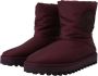 Dolce & Gabbana Bordeaux Nylon Boots Padded Mid Shoes Brown Heren - Thumbnail 7