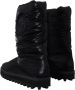 Dolce & Gabbana Elegante Mid-Calf Laarzen van Zwart Polyester Black - Thumbnail 7