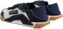 Dolce & Gabbana Wit Blauwe Veterschoenen Rubberen Zool - Thumbnail 2