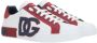 Dolce & Gabbana Wit leren lage sneakers met rode hiel Multicolor Heren - Thumbnail 2