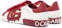 Dolce & Gabbana Wit Rood Sneaker Kalf Multicolor Heren - Thumbnail 3
