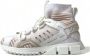 Dolce & Gabbana Witte en beige Slip-On Sneakers met Geribbelde Rubberen Zool White Dames - Thumbnail 23