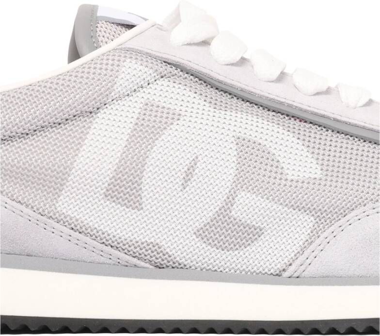 Dolce & Gabbana Witte & Grijze DG Cushion Sneakers