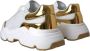 Dolce & Gabbana Witte Gouden Daymaster Leren Sneakers - Thumbnail 2