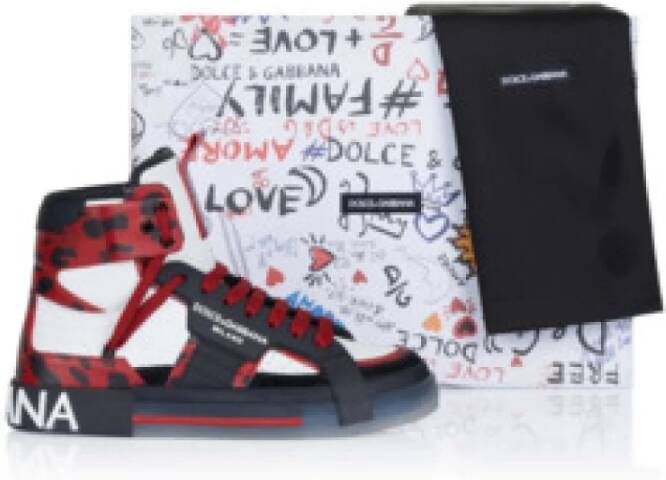 Dolce & Gabbana Witte Heren Sneaker Modern & Comfortabel