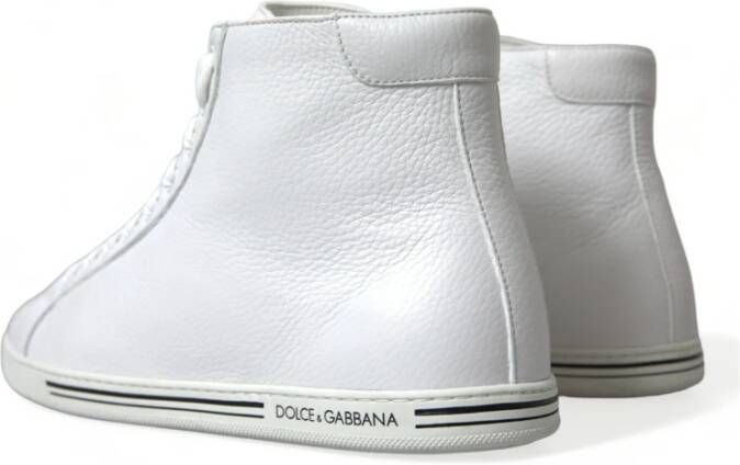 Dolce & Gabbana Witte High Top Saint Tropez Sneakers White Heren