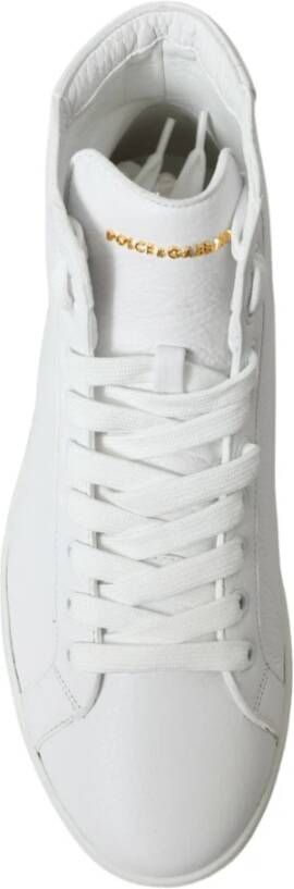 Dolce & Gabbana Witte High Top Saint Tropez Sneakers White Heren