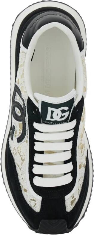 Dolce & Gabbana Witte Kant Lage Sneakers