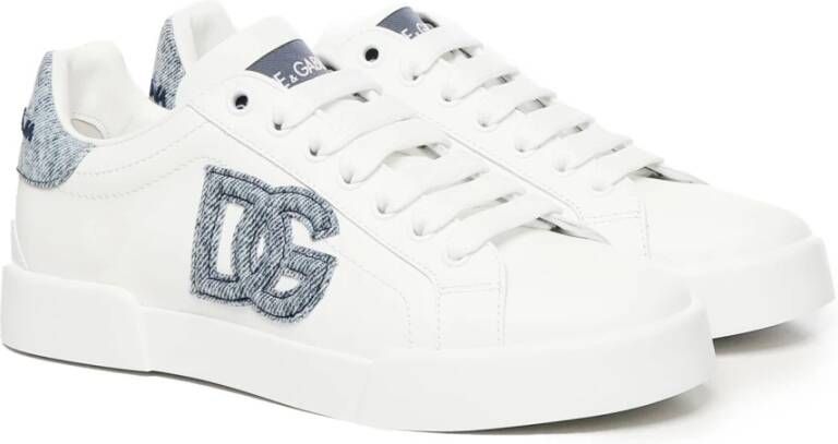 Dolce & Gabbana Witte lage sneakers White Dames