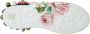 Dolce & Gabbana Kristalversierde Bloemenleren Sneakers Multicolor Dames - Thumbnail 5