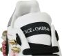 Dolce & Gabbana Kristalversierde Bloemenleren Sneakers Multicolor Dames - Thumbnail 7