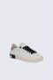 Dolce & Gabbana Witte Leren Lage Sneakers met Gouden Hak White Dames - Thumbnail 2