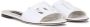 Dolce & Gabbana Witte Leren Logo Detail Platte Schoenen - Thumbnail 2