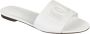Dolce & Gabbana Ronde Neus Slides van Kalfsleer White Dames - Thumbnail 8