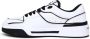 Dolce & Gabbana Zwart Wit Nappa Sneakers Vetersluiting White Heren - Thumbnail 7