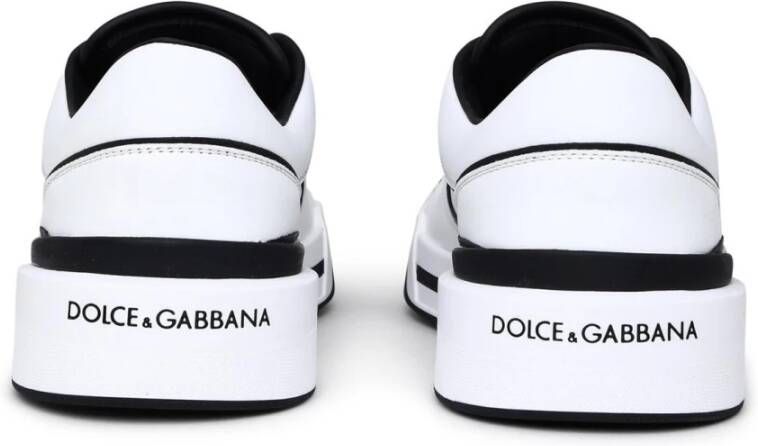 Dolce & Gabbana Witte Leren Roma Sneaker White Dames